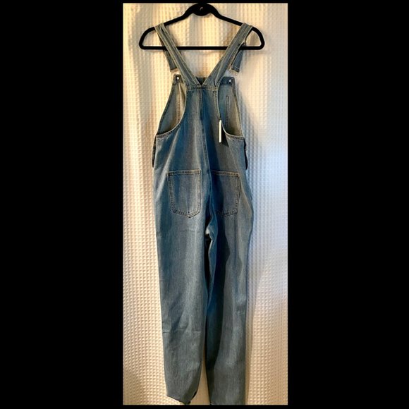 WeWoreWhat Basic Denim Overalls - Size M - NEW - Picture 5 of 5